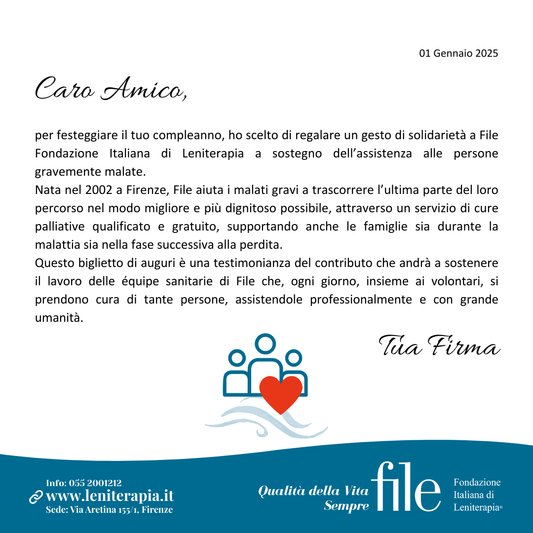 Lettera Dono digitale